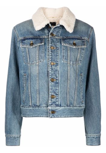 Saint Laurent Giacca denim - Blu