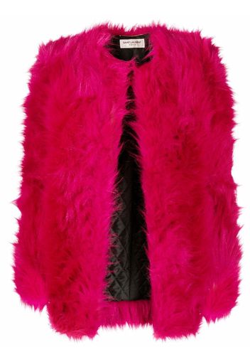 Saint Laurent faux fur jacket - Rosso