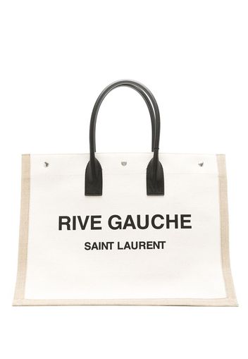 Saint Laurent Borsa shopper Rive Gauche - Toni neutri