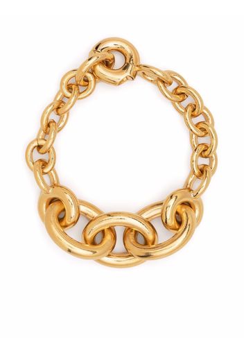 Saint Laurent chain link brass bracelet - Oro