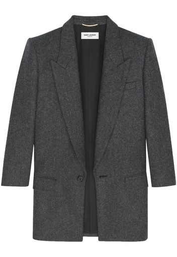 Saint Laurent single-breasted wool blazer - Grigio