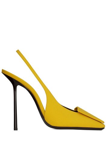 Saint Laurent George 115mm slingback pumps - Giallo