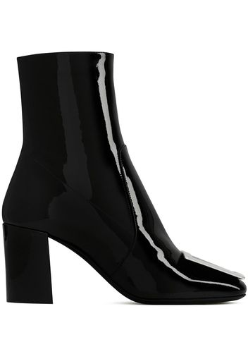 Saint Laurent chunky heeled 80mm leather boots - Nero