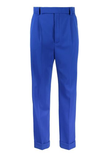 Saint Laurent tailored gabardine trousers - Blu