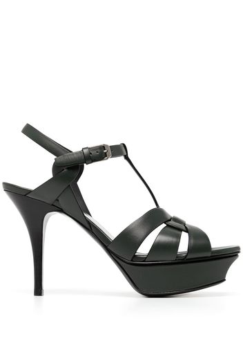 Saint Laurent Tribute platform sandals 105mm - Verde