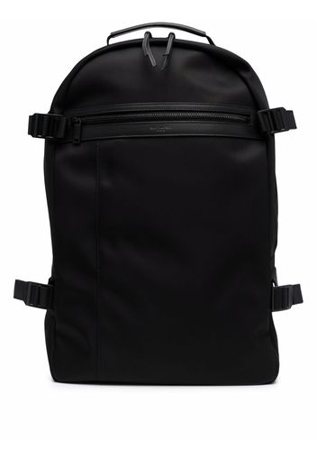 Saint Laurent leather-detail back pack - Nero