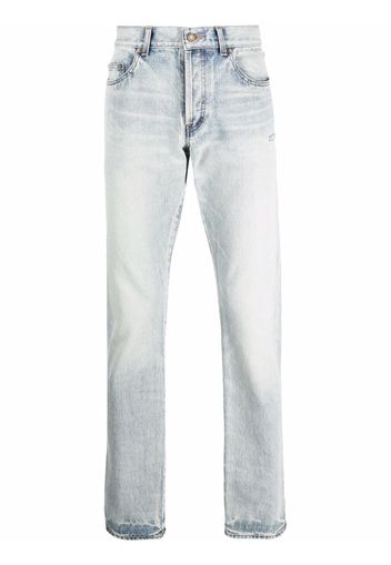 Saint Laurent light-wash straight-leg jeans - Blu