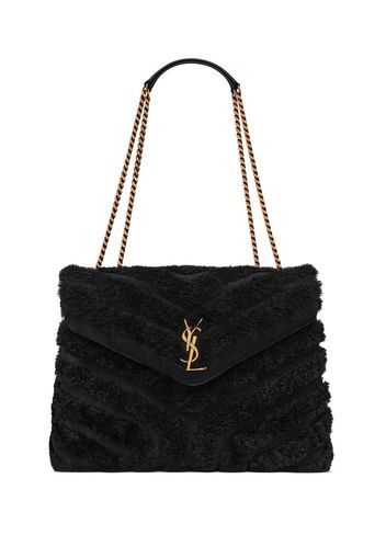 Saint Laurent Borsa a spalla Loulou media - Nero