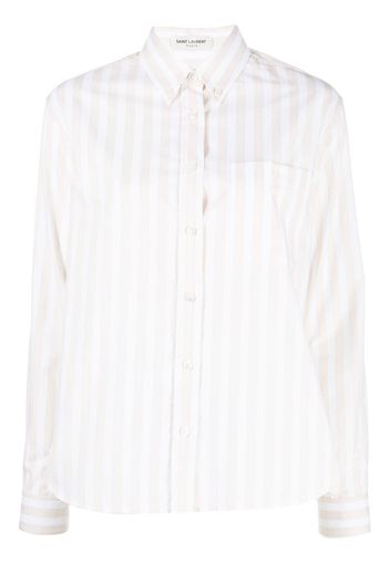 Saint Laurent Camicia a righe - Toni neutri