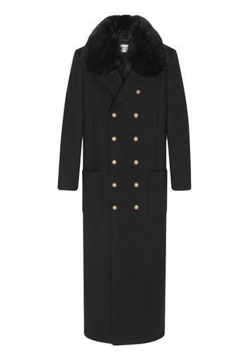 Saint Laurent Cappotto doppiopetto - Nero