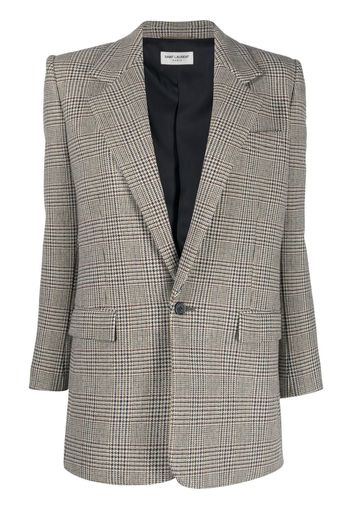 Saint Laurent Blazer con stampa - Toni neutri