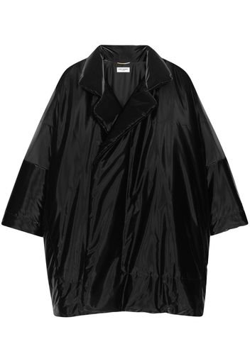 Saint Laurent Cappotto oversize - Nero