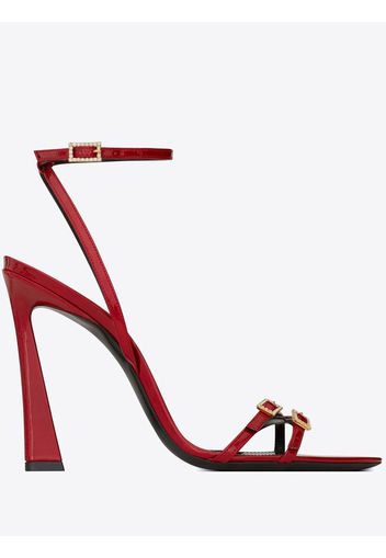 Saint Laurent Sandali Nuit con tacco alto - Rosso