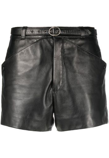 Saint Laurent Shorts con cintura - Nero