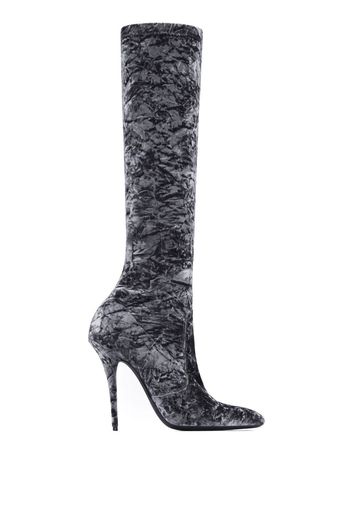 Saint Laurent Stivali al ginocchio Ella - Grigio