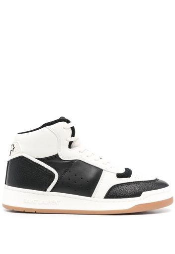 Saint Laurent colour-block high-top sneakers - Nero