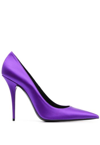 Saint Laurent Marylin 110mm satin pumps - Viola