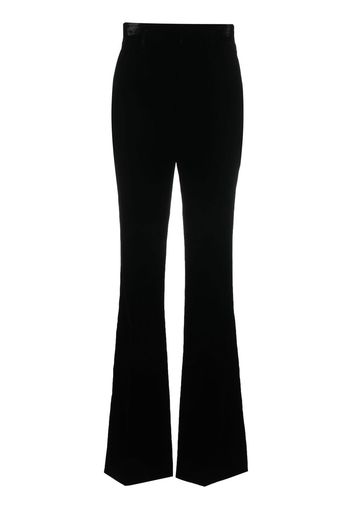 Saint Laurent high-waisted flared trousers - Nero