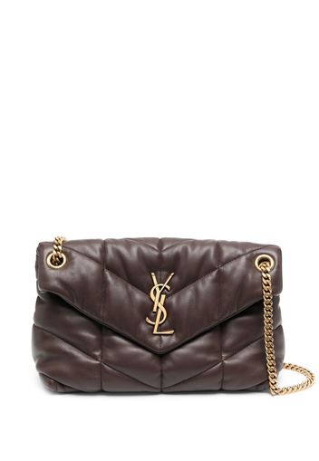 Saint Laurent Borsa a spalla Loulou piccola - Marrone