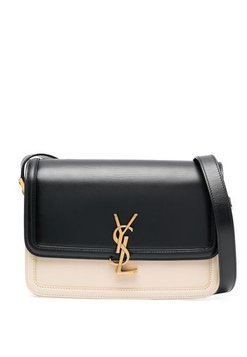 Saint Laurent Borsa a spalla Solferino bicolore - Nero