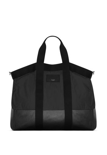 Saint Laurent Borsa tote con applicazione - Nero