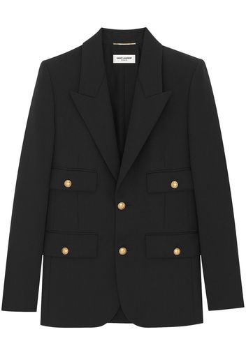 Saint Laurent Blazer monopetto - Nero