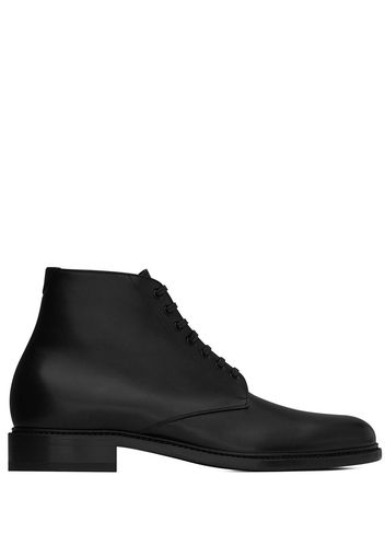 Saint Laurent Army lace-up ankle boots - Nero