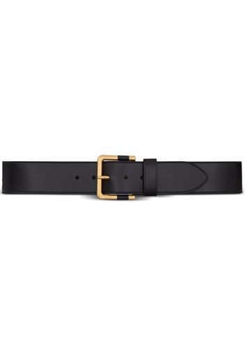 Saint Laurent buckled leather belt - Nero