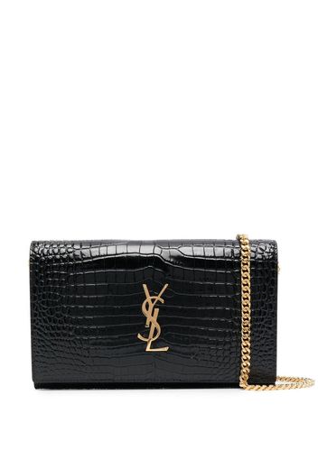 Saint Laurent gold-tone hardware shoulder bag - Nero