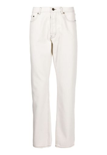 Saint Laurent Jeans taglio comodo - Bianco