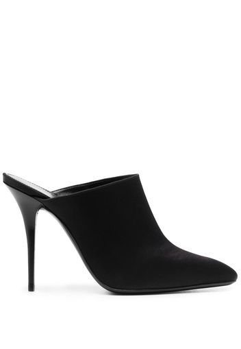 Saint Laurent Ascot 105mm leather mules - Nero