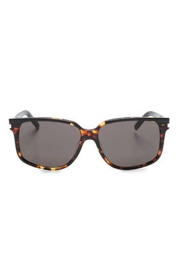 Saint Laurent tortoiseshell square-frame sunglasses - Nero
