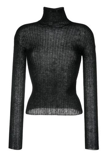 Saint Laurent Maglione a collo alto - Nero