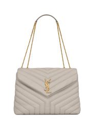 Saint Laurent medium Loulou quilted shoulder bag - Toni neutri