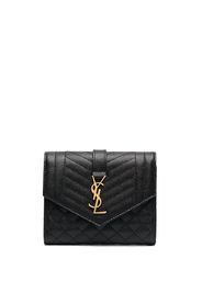 Saint Laurent Portafoglio tri-fold - Nero