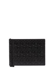 Saint Laurent monogram money clip wallet - Nero