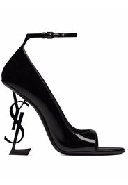 Saint Laurent Pumps Opyum a punta aperta - Nero