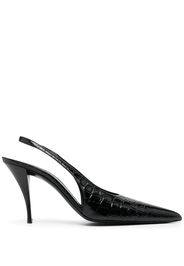 Saint Laurent Viper 100mm slingback pumps - Nero