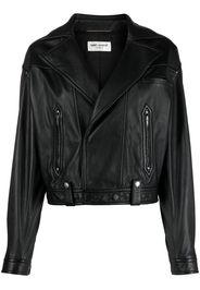 Saint Laurent Giacca biker - Nero