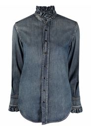 Saint Laurent Camicia denim - Blu