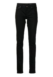 Saint Laurent Jeans skinny a vita media - Nero