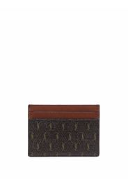 Saint Laurent logo card holder - Marrone