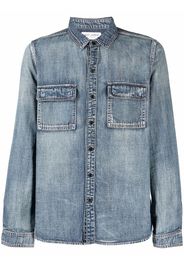 Saint Laurent button-up denim shirt - Blu