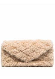 Saint Laurent Clutch a busta - Toni neutri