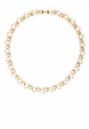 Saint Laurent faux-pearl brass bracelet - Oro