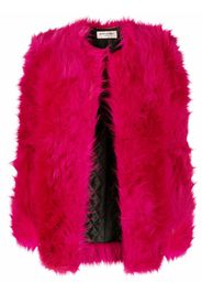 Saint Laurent faux fur jacket - Rosso