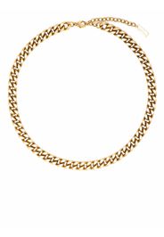 Saint Laurent curb-chain short necklace - Oro