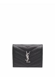 Saint Laurent quilted leather wallet - Nero