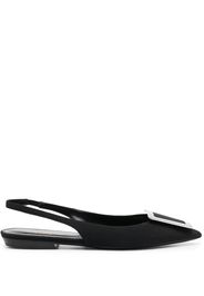 Saint Laurent Maxine slingback ballerina shoes - Nero