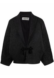 Saint Laurent patterned jacquard blazer - Nero